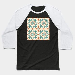 Colour Geometric 1970s Vintage Baseball T-Shirt